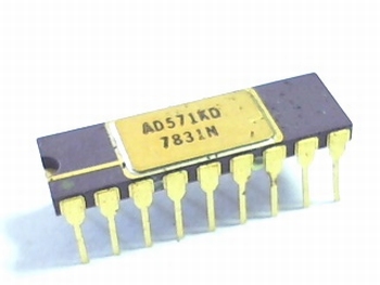 AD571KD ADC single SAR 10 bit parallel 18 pin SBC DIP