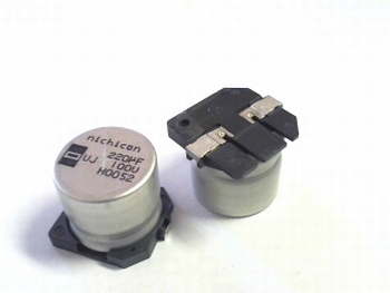 SMD electrolytic capacitor 220uF 100 V