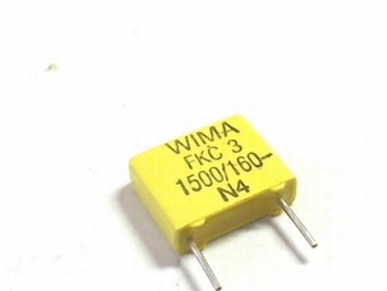 Capacitor FKC3 1500pF 160V