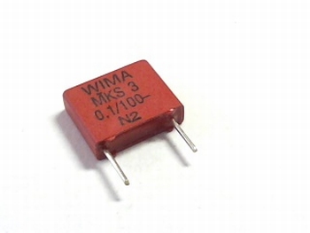 Condensator MKS3 0,1uF / 100nF 20% 100V