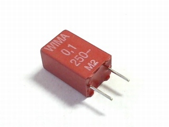 Capacitor MKS2 0,1uF / 100nF 10% 250V