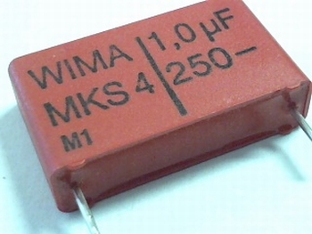 Capacitor MKS4 1uF 10% 250V