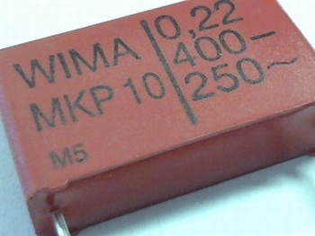 Capacitor  MKP10 0,22uF  / 220nF  20% 400V