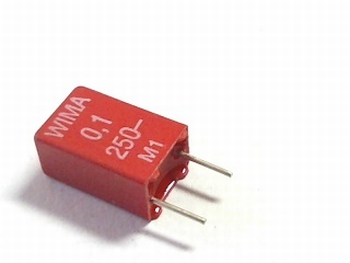 Capacitor MKS2 0,1uF / 100nF 10% 250V