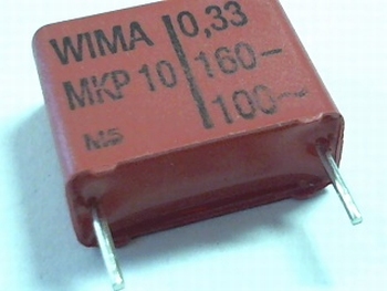 Capacitor MKP10 0,33uF  / 330nF  20% 160V