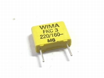 Capacitor FKC3 220pF 20% 160V