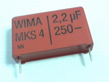 Capacitor  MKS4 2,2uF 20% 250V