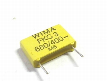 Capacitor FKC3 680pF 20% 400V