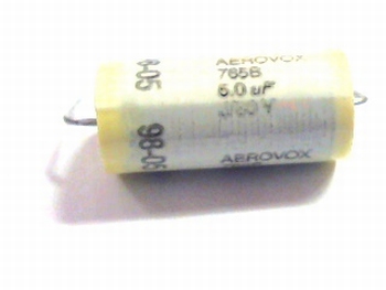 AEROVOX capacitor 5uF 80 volt