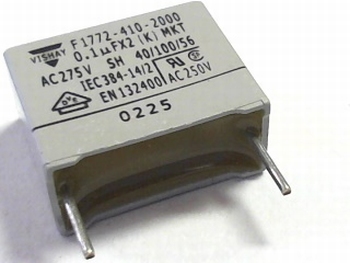 Condensator X2(K) MKT 0.1uF 275V
