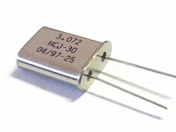 Quartz kristal 3,072 mhz