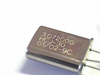 Quartz crystal 3,072000 mhz