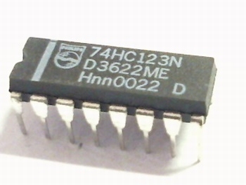 74HC123 Monostable Multivibrator