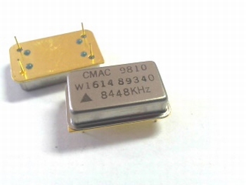 Quartz crystal oscillator 8,448 mhz
