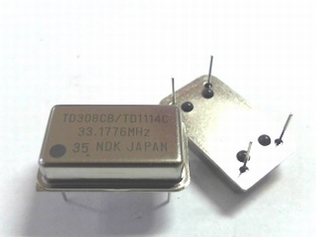 Quartz crystal oscillator 33,1776 mhz