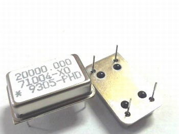 Quartz crystal oscillator 20 mhz