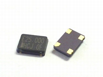 Quartz crystal oscillator SMD 25 mhz