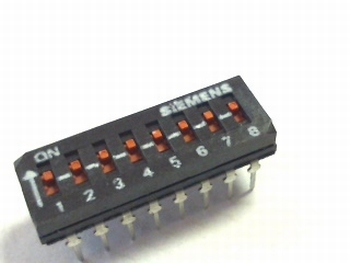 Dip switch 8 in 1 low profile