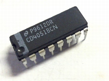 CD4051 Single 8-channel Multiplexer/Demultiplexer