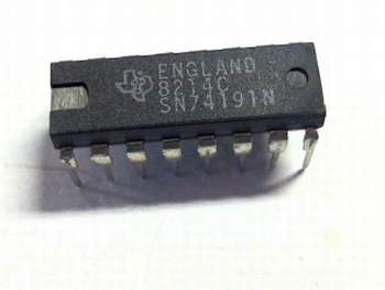 74191 SYNCHRONOUS UP/DOWN COUNTERS WITH DOWN/UP MODE CONTROL
