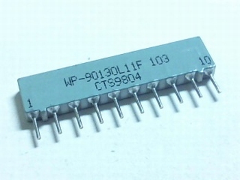 Resistor array 5x 10k