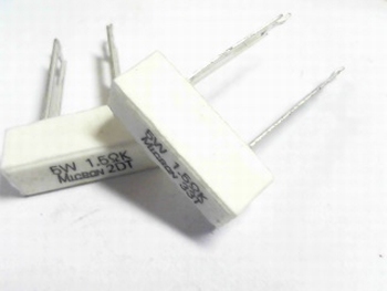 Resistor ceramic 1.5 Ohms 5 Watt