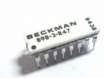 Resistor array 8x 47 ohm