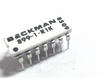 Resistor array 7x 1K DIP14