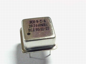 Quartz crystal oscillator 20,744 mhz