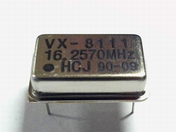 Quartz crystal oscillator 16,2570 mhz