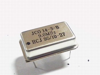 Quartz crystal oscillator 9 mhz