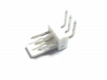 Header white 90 degrees white 3 pins rm 2.54