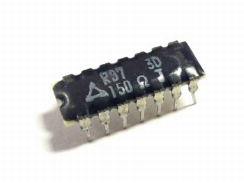 Resistor array 7x 150 Ohms