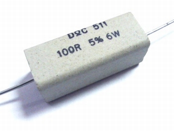 Weerstand 100 Ohm 6 Watt