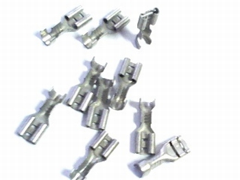 Flat connector  A 6,3 x 2,5 - 10 pieces