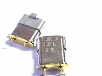 Quartz crystal SMD 75 mhz