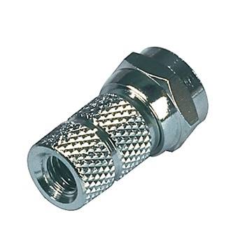 F connector, screw version  4.5 mm