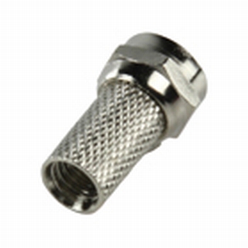 F connector, screw version  5 mm