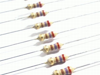 Resistor carbon 0,25 Watt 180 Ohm 5%