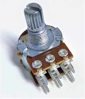 Potentiometer stereo 50K  lineair