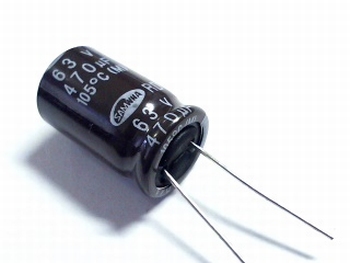 Electrolytic capacitor 470uf - 63 volts