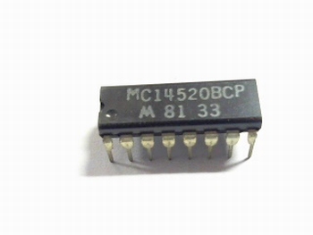 MC14520-BCP Counter, Up, 4 Bit Binary