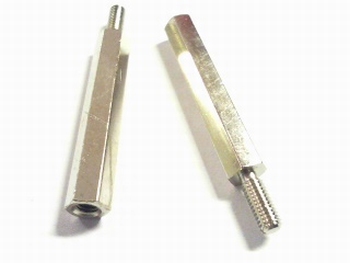 Metal distance holder 30mm with screw-end