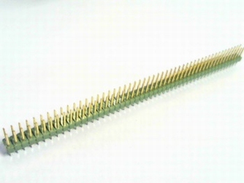 Double header 2x50 pins - 2.54mm straight