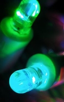 Bright blueish green 10mm leds