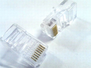 RJ45 plug 8 polig