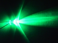 Led 10mm green 180.000 MCD High power 5 chips LED