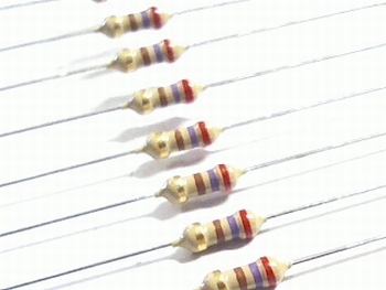 Resistor carbon 0,25 Watt 2M2 Ohm 5%