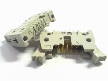 Header male connector 2x5 pins