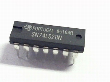 74LS28 QUAD 2-INPUT NOR BUFFER